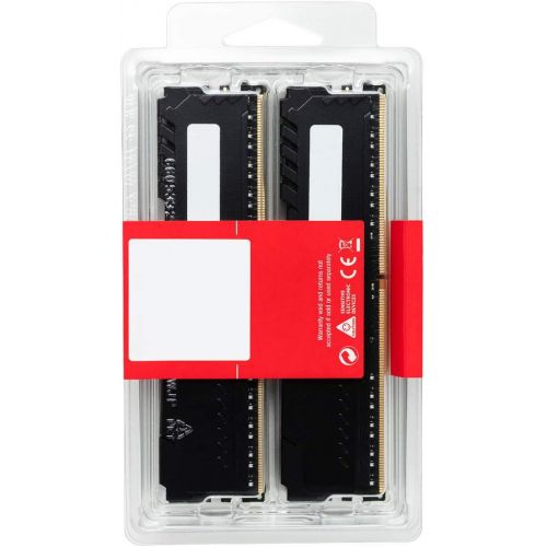  HyperX Fury Black 3466MHz DDR4 CL17 DIMM (Kit of 4) HX434C17FB4K4/64, 64GB kit (4 x 16GB)