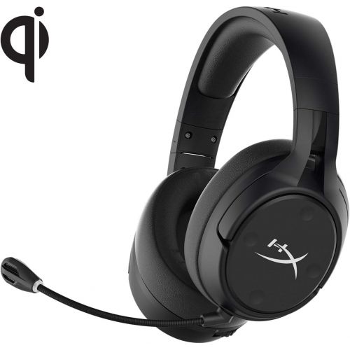  HyperX Cloud Flight S - Wireless Gaming Headset & QuadCast - USB Condenser Gaming Microphone, for PC, PS4 and Mac, Anti-Vibration Shock Mount, Four Polar Patterns - Black