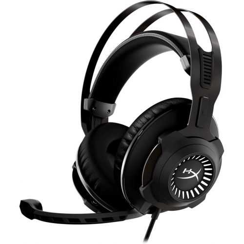  HyperX Cloud Revolver - Gaming Headset with HyperX 7.1 Surround Sound, Signature Memory Foam, Premium Leatherette, Steel Frame, Detachable Noise-Cancellation Microphone