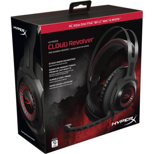  HyperX Cloud Revolver Gaming Headset for PC & PS4 (HX-HSCR-BK/NA)