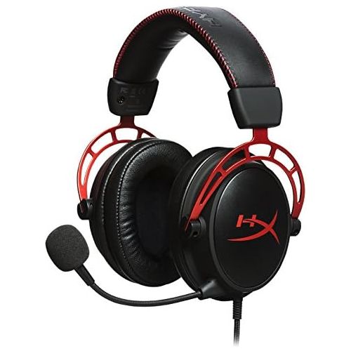  HyperX Cloud Alpha - Gaming Headset, Dual Chamber Drivers, Legendary Comfort, Aluminum Frame, Detachable Microphone, Works on PC, PS4, PS5, Xbox One, Xbox Series XS, Nintendo Switc