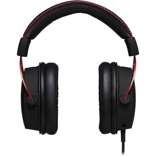  HyperX Cloud Alpha - Gaming Headset, Dual Chamber Drivers, Legendary Comfort, Aluminum Frame, Detachable Microphone, Works on PC, PS4, PS5, Xbox One, Xbox Series XS, Nintendo Switc