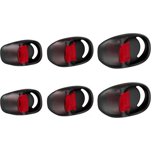  HyperX Cloud Buds ? Bluetooth Wireless Headphones, Qualcomm aptX HD, 10 Hour Battery Life, 14mm Drivers, Comfortable Silicone Ear Tips, 3 Ear Tip Sizes Included, Mesh Travel Pouch
