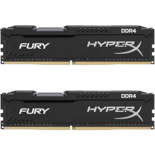  Kingston Technology HyperX Fury Black 32GB 2666MHz DDR4 CL16 DIMM Kit of 2 (HX426C16FBK2/32)