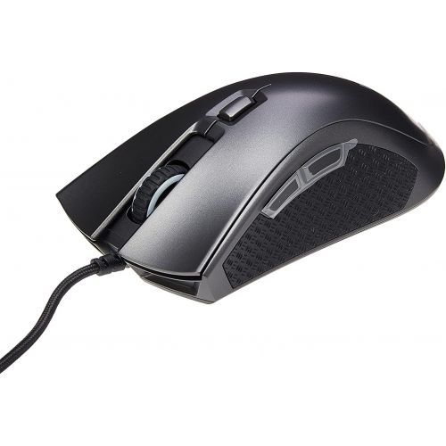  HyperX Pulsefire FPS Pro - Gaming Mouse, Software Controlled RGB Light Effects & Macro Customization, Pixart 3389 Sensor Up to 16,000 DPI, 6 Programmable Buttons, Mouse Weight 95g