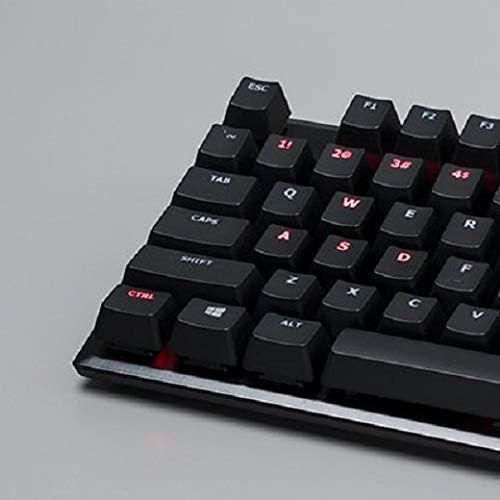  HyperX Alloy FPS Pro - Tenkeyless Mechanical Gaming Keyboard - 87-Key, Ultra-Compact Form Factor - Clicky - Cherry MX Blue - Red LED Backlit (HX-KB4BL1-US/WW)