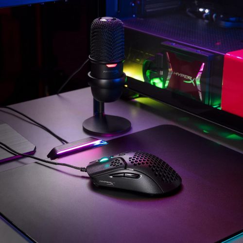  HyperX Pulsefire Haste ? Gaming Mouse, Ultra-Lightweight, 59g, Honeycomb Shell, Hex Design, RGB, HyperFlex USB Cable, Up to 16000 DPI, 6 Programmable Buttons