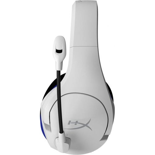  HyperX Cloud Stinger Core ? Wireless Gaming Headset, for PS4, PS5, PC, Lightweight, Durable Steel Sliders, Noise-Cancelling Microphone - White