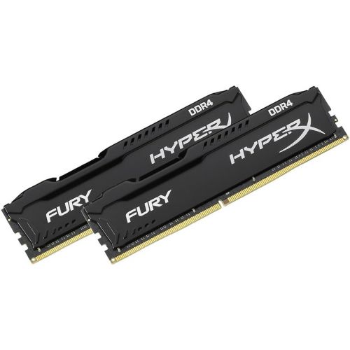  HyperX Kingston Technology Fury Black 32 GB Kit CL15 DIMM DDR4 2400 MT/s Internal Memory (HX424C15FBK2/32)