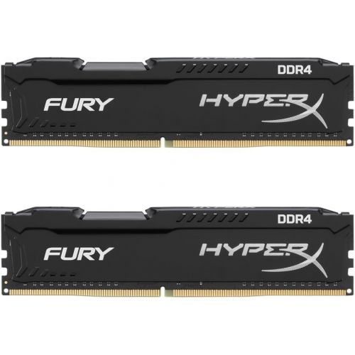  HyperX Kingston Technology Fury Black 32 GB Kit CL15 DIMM DDR4 2400 MT/s Internal Memory (HX424C15FBK2/32)