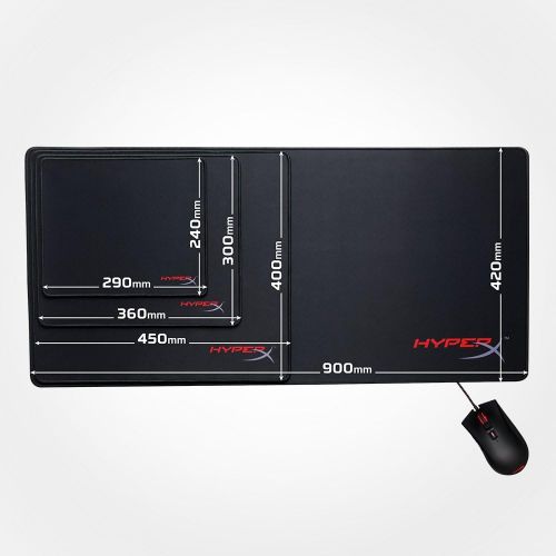  HyperX Fury S - Pro Gaming Mouse Pad, Cloth Surface Optimized for Precision, Stitched Anti-Fray Edges, Medium 360x300x3mm