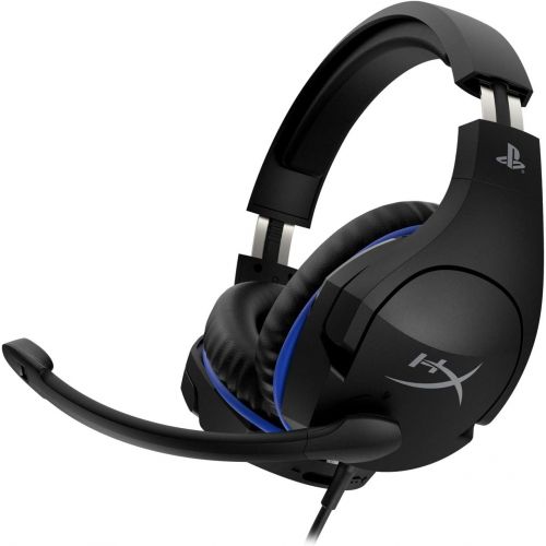  HyperX Cloud Stinger - Gaming Headset, Official Licensed for PS4 and PS5, Lightweight, Rotating Ear Cups, Memory Foam, Comfort, Durability, Steel Sliders, Swivel-to-Mute Noise-Canc