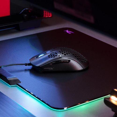  HyperX Pulsefire Haste ? Gaming Mouse, Ultra-Lightweight, 59g, Honeycomb Shell, Hex Design, RGB, HyperFlex USB Cable, Up to 16000 DPI, 6 Programmable Buttons