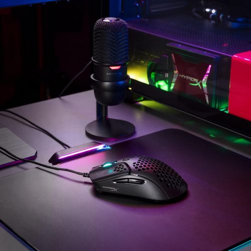  HyperX Pulsefire Haste ? Gaming Mouse, Ultra-Lightweight, 59g, Honeycomb Shell, Hex Design, RGB, HyperFlex USB Cable, Up to 16000 DPI, 6 Programmable Buttons