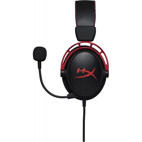  HyperX Cloud Alpha - Gaming Headset, Dual Chamber Drivers, Legendary Comfort, Aluminum Frame, Detachable Microphone, Works on PC, PS4, PS5, Xbox One, Xbox Series XS, Nintendo Switc