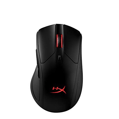  HyperX Pulsefire Dart - Wireless RGB Gaming Mouse, Software-Controlled Customization, 6 Programmable Buttons, Qi-Charging Battery up to 50 Hours - PC, PS4, Xbox One Compatible