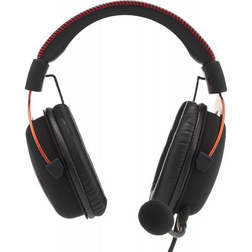  HyperX Cloud II - Gaming Headset, 7.1 Surround Sound, Memory Foam Ear Pads, Durable Aluminum Frame, Detachable Microphone, Works with PC, PS5, PS4, Xbox Series XS, Xbox One ? Red
