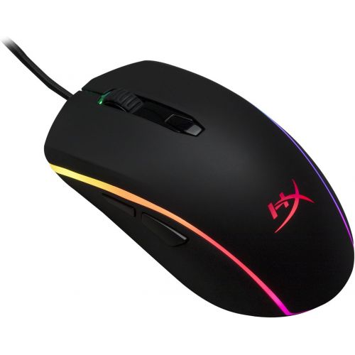  [아마존베스트]HyperX Pulsefire Surge - RGB Wired Optical Gaming Mouse, Pixart 3389 Sensor up to 16000 DPI, Ergonomic, 6 Programmable Buttons, Compatible with Windows 10/8.1/8/7 - Black