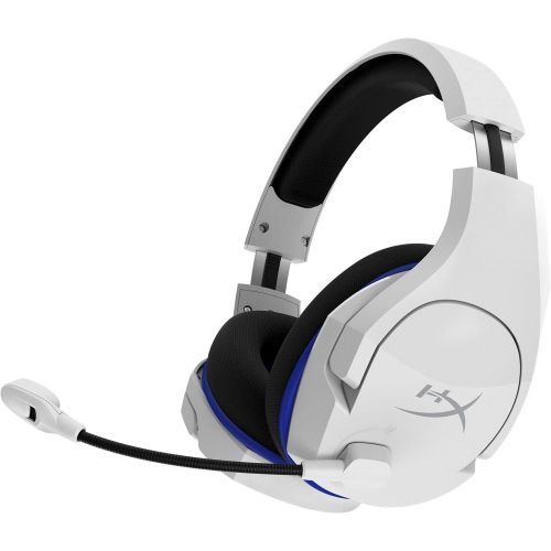  [아마존베스트]HyperX Cloud Stinger Core  Wireless Gaming Headset, for PS4, PS5, PC, Lightweight, Durable Steel Sliders, Noise-Cancelling Microphone - White