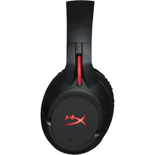  [아마존베스트]HyperX Cloud Flight - Wireless Gaming Headset, with Long Lasting Battery Upto 30 hours of Use, Detachable Noise Cancelling Microphone, Red LED Light, Bass, Comfortable Memory Foam,