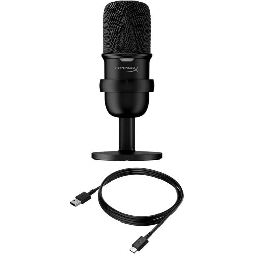  [아마존베스트]HyperX SoloCast USB Condenser Gaming Microphone for PC, PS4 and Mac, Tap-to-Mute Sensor, Cardioid Polar Pattern, Gaming, Streaming, Podcasts, Twitch, YouTube, Discord