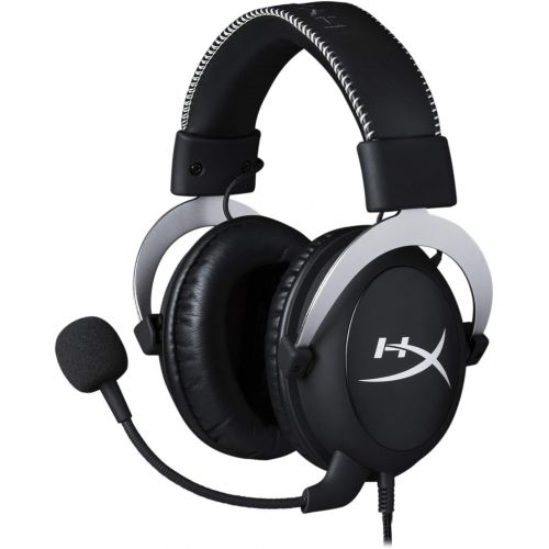 HyperX CloudX - Gaming Headset  Official Xbox Licensed Headset with Detachable mic  BlackSilver  Xbox One, PC, PUBG, Fortnite (HX-HS5CX-SR)
