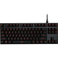 HyperX Alloy FPS Pro - Tenkeyless Mechanical Gaming Keyboard - 87-Key, Ultra-Compact Form Factor - Linear & Quiet - Cherry MX Red - Red LED Backlit (HX-KB4RD1-USR1)
