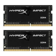 HyperX HX424S14IB2K216 Impact Black 16GB Kit of 2 (2x8GB) 2400MHz DDR4 Non-ECC CL14 260-pin Unbuffered SODIMM Internal Memory Black
