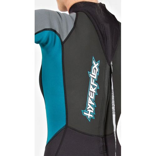  Hyperflex Wetsuits Womens Access 3/2mm Back Zip Spring - (Black