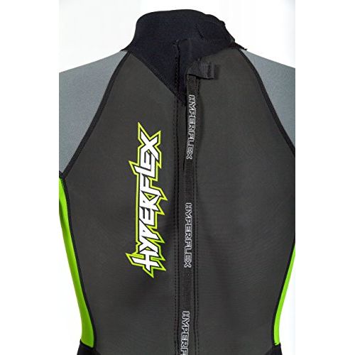  Hyperflex Hypreflex Wetsuits Juniors Access 2.5mm Spring Suit, BlackGreen, 12