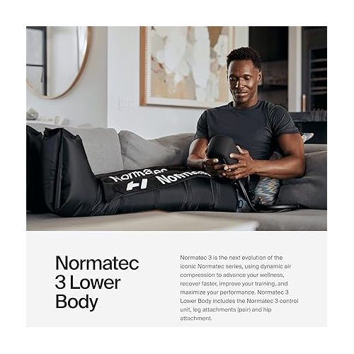  Hyperice Normatec 3 - Recovery System with Patented Dynamic Compression Massage Technology (Normatec 3 Lower Body (Standard Size Legs + HIPS) FSA-HSA Approved