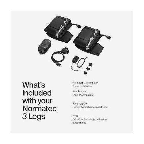  Normatec 3 - Recovery System with Patented Dynamic Compression Massage Technology (Normatec 3 Standard Size Legs) FSA-HSA Approved