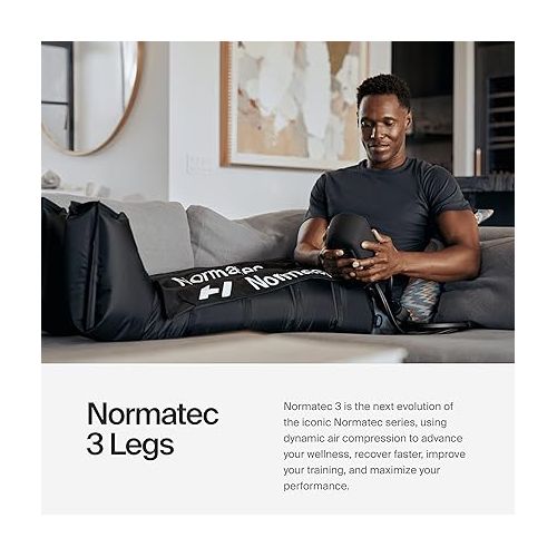  Normatec 3 - Recovery System with Patented Dynamic Compression Massage Technology (Normatec 3 Standard Size Legs) FSA-HSA Approved