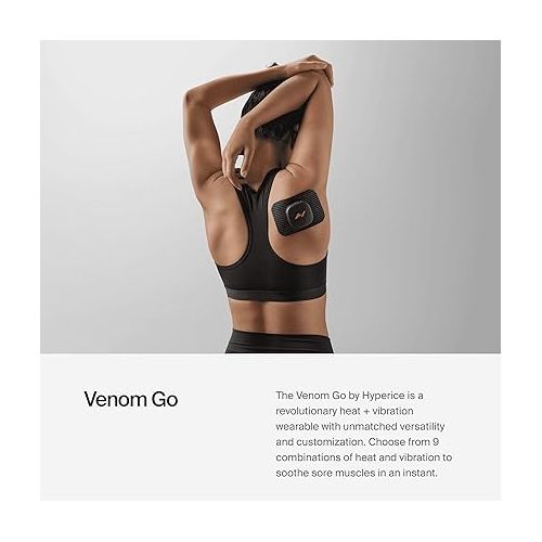  Hyperice Venom Go - Advanced Heat + Vibration Wearable (Venom Go) - FSA and HSA Eligible