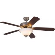 Monte Carlo 5HS52WHD-L, Homeowner Deluxe White 52 Ceiling Fan with Light