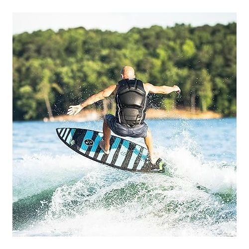  Hyperlite Broadcast Wakesurfer - Wakesurf Board Endorsed by Shaun Murray - Great for All Wake Surfers, from Beginners to Intermediate Riders