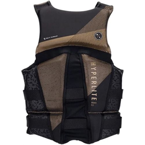  Hyperlite Domain CGA Womens Wakeboard Vest Black/Gold Sz XL