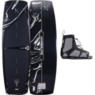 Hyperlite Cryptic Wakeboard + Remix Bindings Wakeboard Package - Perfect for Intermediate to Advanced Riders