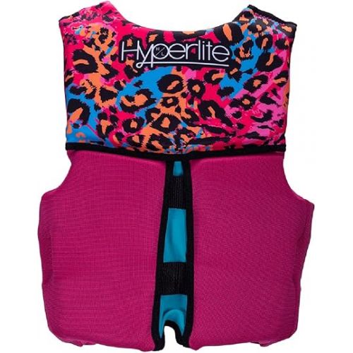  Hyperlite Indy CGA Girls Wakeboard Vest Pink/Black Sz S (50 to 75lbs)