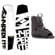 Hyperlite Wakeboard Package Agent with Hyperlite Frequency Wakeboard Bindings Fits Boot Sizes 6-12. 138 and 142 cm