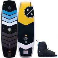 Hyperlite Murray Pro Mens Wakeboard 139 W/Session Bindings Black/Yellow 139cm/(7-10.5)