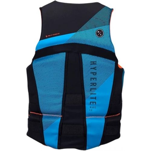  Hyperlite Domain CGA Mens Wakeboard Vest Blue/Orange Sz L