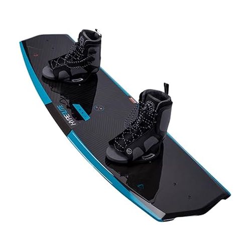  Hyperlite State 2.0 Mens Wakeboard 130 W/Remix Bindings Black/Blue (7-10.5)