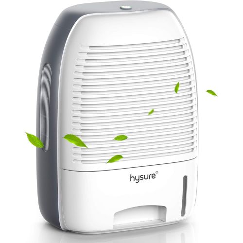  hysure Portable Mini Dehumidifier 2201 Cubic Feet Electric Safe Dehumidifier for Bedroom Home Crawl Space Bathroo RV Baby Room White