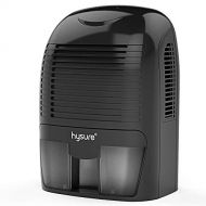 Hysure Portable Mini Dehumidifier Air Purifier 2201 Cubic Feet Electric Safe Dehumidifier for Bedroom, Home, Crawl Space, Bathroom, RV, Baby Room,Black