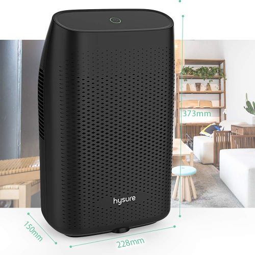  Hysure Quiet and Portable Dehumidifier Electric, Deshumidificador, Home Dehumidifier for Bathroom, Crawl Space, Bedroom, RV, Baby Room (2001ml)