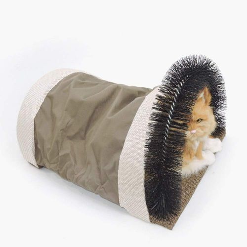  Hyue Cat Tunnel Topper Cat Tunnels for Indoor Cats Synergistic Play Cat Tube Toy, Anti-Shedding, Cat Scratcher, Ternary in One