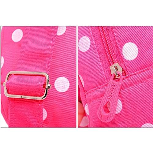  Hyundly Toddler Kids Mousse Doll Detachable Backpacks, Cute Girls Mini School Backpack For Kids Age 1-5years Old, 2 Pcs Crystal Gem Stickers (Rose Red 2)