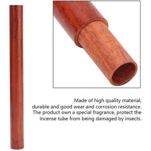  인센스스틱 Hztyyier Incense Holder Popular Delicate Rosewood Practical Incense Tube Incense Stick Burner Buddhist Supply Home Decor(#2)