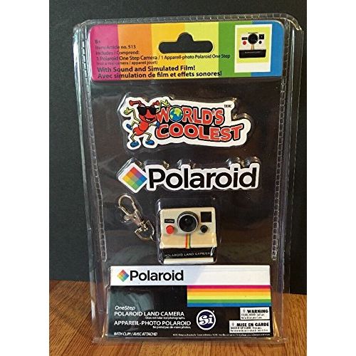  Worlds Coolest Polaroid Camera Key chain Sounds & Simulated Film